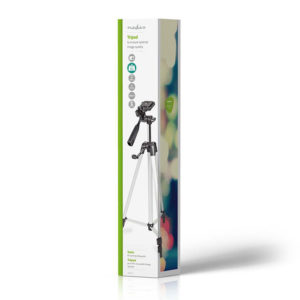 NEDIS TPOD2200GY Tripod Pan & Tilt Max 3 kg 127 cm Black/Silver | eLabstore.gr