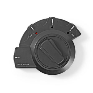 NEDIS ASWI2503BK Digital Audio Switch 3x TosLink Female - TosLink Female Black | ΕΙΚΟΝΑ / ΗΧΟΣ | elabstore.gr