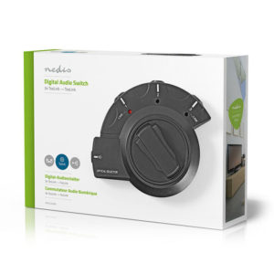 NEDIS ASWI2503BK Digital Audio Switch 3x TosLink Female - TosLink Female Black | ΕΙΚΟΝΑ / ΗΧΟΣ | elabstore.gr