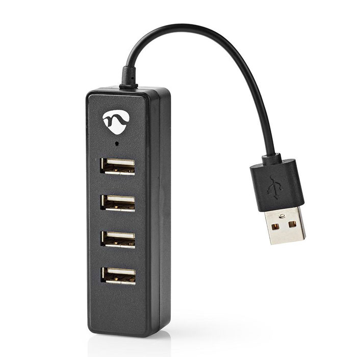 NEDIS UHUBU2420BK USB Hub 4-Port USB 2.0 Black | eLabstore.gr NEDIS UHUBU2420BK USB Hub 4-Port USB 2.0 Black | ΠΕΡΙΦΕΡΕΙΑΚΑ Η/Υ & LAPTOP | elabstore.gr