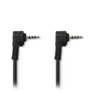 NEDIS CVGB22000BK20 3.5 mm AV Cable 3.5 mm AV Male - 3.5 mm AV Male 2.0 m Black | eLabstore.gr NEDIS CVGB22000BK20 3.5 mm AV Cable 3.5 mm AV Male - 3.5 mm AV Male 2.0 m Black | ΚΑΛΩΔΙΑ / ADAPTORS | elabstore.gr