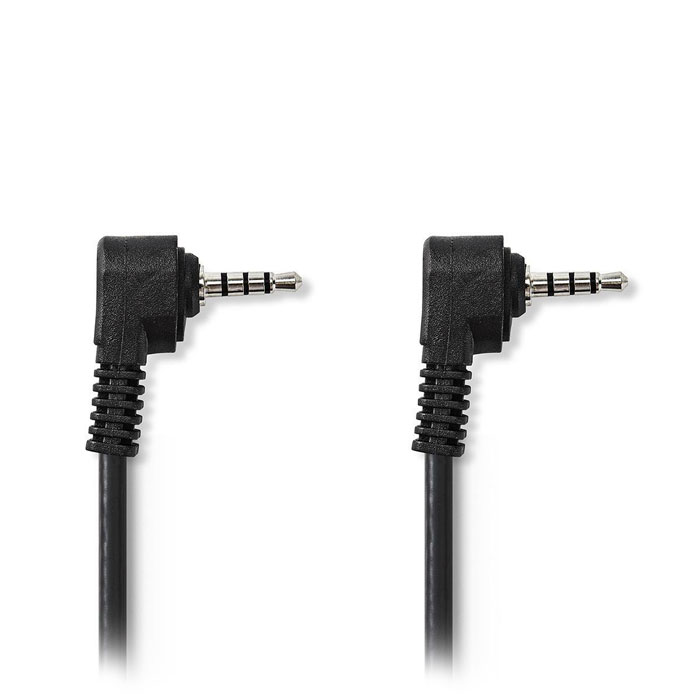 NEDIS CVGB22000BK20 3.5 mm AV Cable 3.5 mm AV Male - 3.5 mm AV Male 2.0 m Black | eLabstore.gr NEDIS CVGB22000BK20 3.5 mm AV Cable 3.5 mm AV Male - 3.5 mm AV Male 2.0 m Black | ΚΑΛΩΔΙΑ / ADAPTORS | elabstore.gr