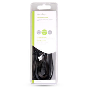 NEDIS CVGB22000BK20 3.5 mm AV Cable 3.5 mm AV Male - 3.5 mm AV Male 2.0 m Black | eLabstore.gr NEDIS CVGB22000BK20 3.5 mm AV Cable 3.5 mm AV Male - 3.5 mm AV Male 2.0 m Black | ΚΑΛΩΔΙΑ / ADAPTORS | elabstore.gr