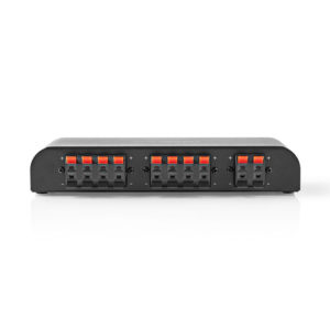 NEDIS ASWI2604BK Speaker Control Box 4-Way Terminal Clamp Black | ΕΙΚΟΝΑ / ΗΧΟΣ | elabstore.gr