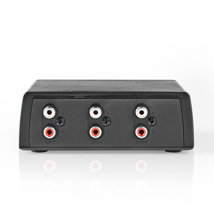 NEDIS ASWI2402BK Analogue Audio Switch 2x RCA Stereo Input 1x RCA Stereo Output+ | eLabstore.gr NEDIS ASWI2402BK Analogue Audio Switch 2x RCA Stereo Input 1x RCA Stereo Output+ | ΕΙΚΟΝΑ / ΗΧΟΣ | elabstore.gr