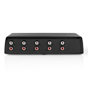 NEDIS ASWI2414BK Analogue Audio Switch 4x (2x RCA Stereo Female)-1x RCA Stereo F | ΕΙΚΟΝΑ / ΗΧΟΣ | elabstore.gr