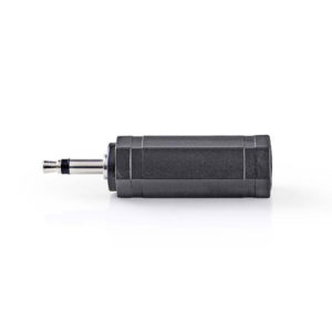 NEDIS CAGP22934BK Mono Audio Adapter 3.5 mm Male - 6.35 mm Female 10 pieces Blac | ΚΑΛΩΔΙΑ / ADAPTORS | elabstore.gr
