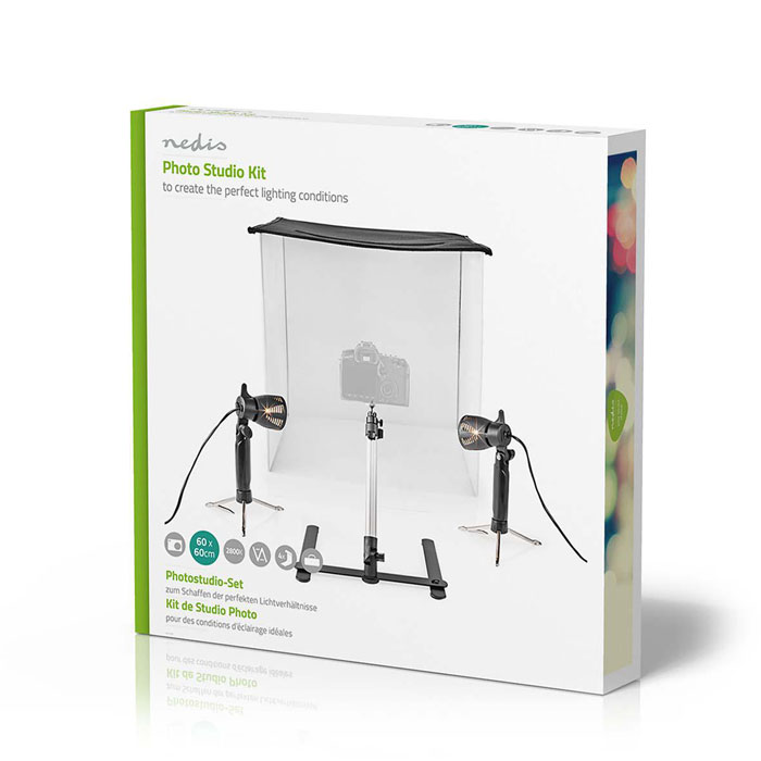 NEDIS SKT012WT LED Photo Studio Kit 60 x 60 cm 6500K Foldable | eLabstore.gr NEDIS SKT012WT LED Photo Studio Kit 60 x 60 cm 6500K Foldable - Image 6