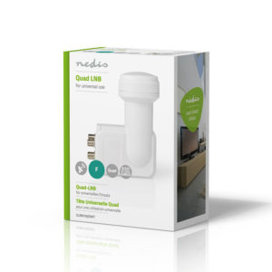 NEDIS SLNB10QDWT Universal LNB Quad Noise Figure 0.2 - 0.85 dB | ΕΙΚΟΝΑ / ΗΧΟΣ | elabstore.gr