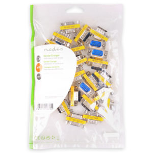 NEDIS CCVC59810ME Gender Changer VGA Female - VGA Female 25 pieces Metal | ΚΑΛΩΔΙΑ / ADAPTORS | elabstore.gr
