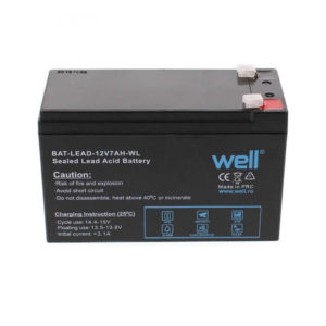 Μπαταρία Μολύβδου 12V 7AH με φαρδύ πόλο BAT-LEAD-12V7AH/T2-WL | Μπαταρίες | elabstore.gr