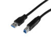 Καλώδιο USB 3.00 A-B 1,5m Μαύρο | Πληροφορικής | elabstore.gr