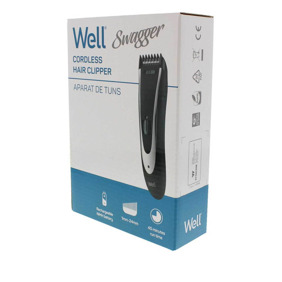 Κουρευτική Μηχανή Μαλλιών1-24mm 3W Cordless Hair Clippre Swagger Well CLIPP-HAIR-SWAGGER-WL | eLabstore.gr Κουρευτική Μηχανή Μαλλιών1-24mm 3W Cordless Hair Clippre Swagger Well CLIPP-HAIR-SWAGGER-WL | Οικιακά είδη | elabstore.gr