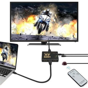 Hdmi Switch 3 In 1 Out 4K Ultra HD w/Remote Control SWHDMI4k | Αξεσουάρ &Περιφερειακά TV | elabstore.gr