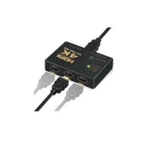 Hdmi Switch 3 In 1 Out 4K Ultra HD w/Remote Control SWHDMI4k | Αξεσουάρ &Περιφερειακά TV | elabstore.gr
