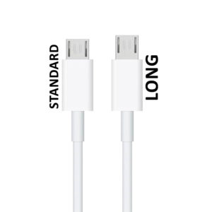 Καλώδιο Micro USB Devices Long USB 2.4A Φόρτισης - Data 2m LUM02 Λευκό Lime | Περιφερειακά | elabstore.gr