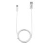 Καλώδιο Type C Long σε USB 2.4A Φόρτισης - Data 1m Λευκό LUC01 Lime | Περιφερειακά | elabstore.gr