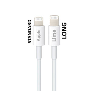Καλώδιο Type C Long σε Lightning Long 4.0A Φόρτισης - Data 1m Λευκό LCL01 Lime | Περιφερειακά | elabstore.gr