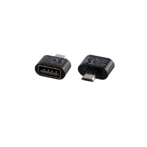 Μετατροπέας USB 2.0 OTG 2.4A FEMALE ΣΕ MICRO USB MALE BLACK NSP | Περιφερειακά | elabstore.gr