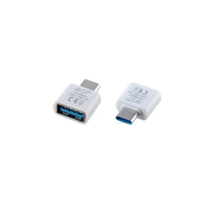 Μετατροπέας USB 3.0 OTG 2.4A FEMALE ΣΕ TYPE C MALE WHITE NSP | Περιφερειακά | elabstore.gr