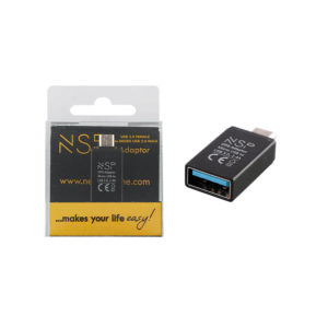 Μετατροπέας USB 3.0 OTG 2.4A FEMALE ΣΕ MICRO USB MALE BLACK NSP | Περιφερειακά | elabstore.gr