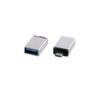 Μετατροπέας USB 3.0 OTG 2.4A FEMALE ΣΕ MICRO USB MALE SILVER NSP | Περιφερειακά | elabstore.gr