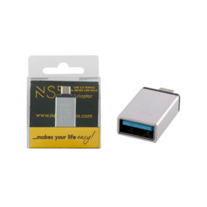Μετατροπέας USB 3.0 OTG 2.4A FEMALE ΣΕ MICRO USB MALE SILVER NSP | Περιφερειακά | elabstore.gr