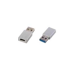 Μετατροπέας LONG TYPE C FEMALE ΣΕ USB 3.0 MALE 2.4A SILVER NSP | Περιφερειακά | elabstore.gr
