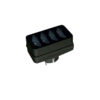 LED Φωτάκι Νυχτός με Διακόπτη 1W Ψυχρό φως LEDNC-ARON-WL | Φωτισμός | elabstore.gr