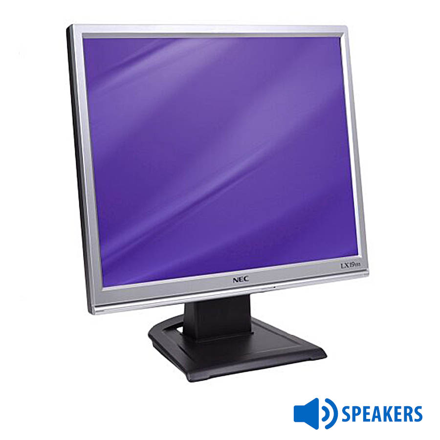 Used Monitor LX19M TFT/ NEC/ 19"/ 1280x1024/ Silver/ Black/ Grade B/ w/ Speakers/ VGA&DVI-D | eLabstore.gr Used Monitor LX19M TFT/NEC/19"/1280x1024/Silver/Black/Grade B/w/Speakers/VGA&DVI-D | Refurbished | elabstore.gr