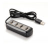 USB 2.0 High Speed HUB 4-Port Black 181GU2 | Περιφερειακά | elabstore.gr
