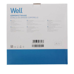 Ηλεκτρονική ζυγαριά Well SCALE-PRSF-TEMPER-WL | Οικιακά είδη | elabstore.gr