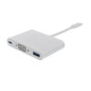 Adaptor USB-C Male σε VGA, USB3.0, USB-C Female Well ADAPT-USBC-VGA/USB3.0/PD-WL | Αξεσουάρ | elabstore.gr