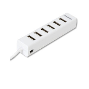 USB 2.0 HUB 7-Port White Omega OUH7PW | Περιφερειακά | elabstore.gr