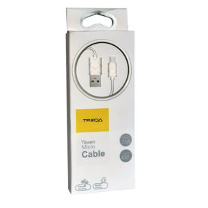 Καλώδιο Φόρτισης - Data Micro USB 1m 2.1A Λευκό CA-8211 TREQA | eLabstore.gr Καλώδιο Φόρτισης - Data Micro USB 1m 2.1A Λευκό CA-8211 TREQA | Περιφερειακά | elabstore.gr