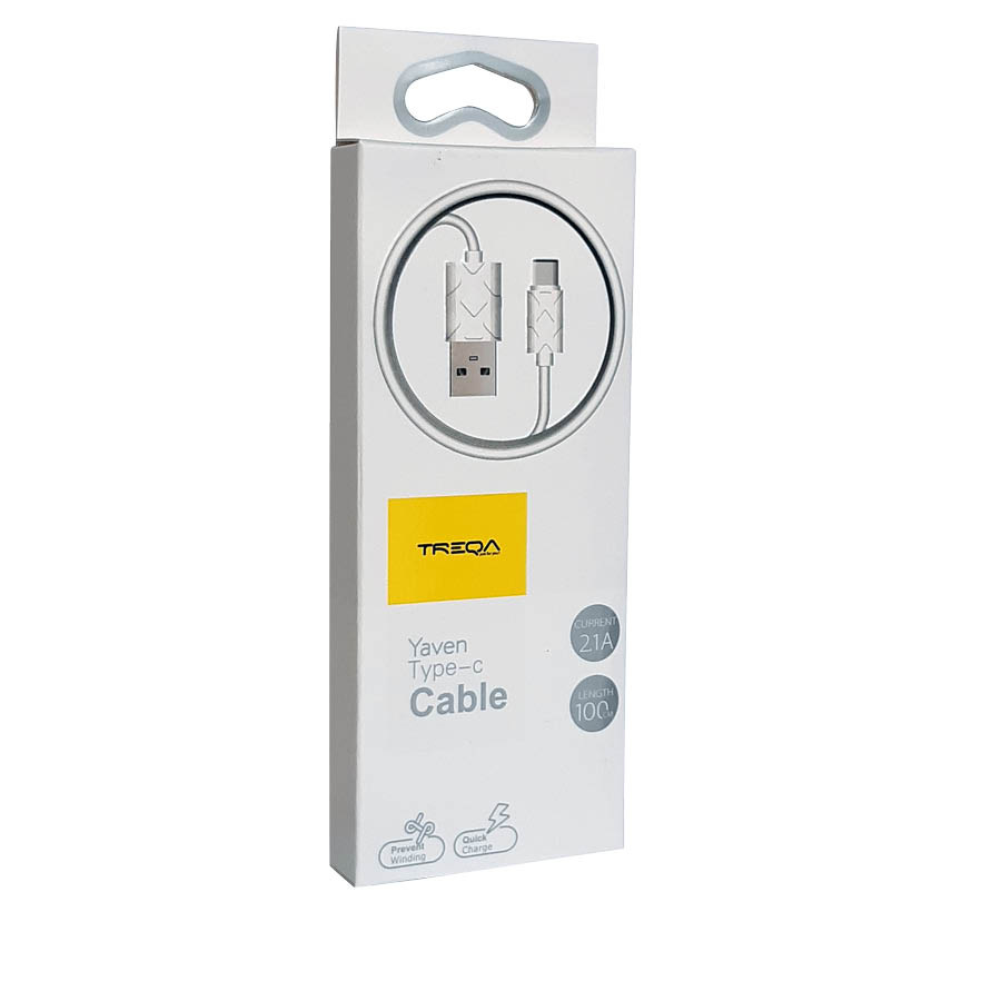 Καλώδιο Φόρτισης - Data Type-C 1m 2.1A Λευκό CA-8213 TREQA | eLabstore.gr Καλώδιο Φόρτισης - Data Type-C 1m 2.1A Λευκό CA-8213 TREQA | Περιφερειακά | elabstore.gr