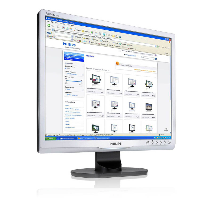 Used Monitor 19Sx TFT/ Philips/ 19/ 1280x1024/ Silver/ Black/ D-SUB & DVI-D | eLabstore.gr Used Monitor 19Sx TFT/Philips/19/1280x1024/Silver/Black/D-SUB & DVI-D | Refurbished | elabstore.gr