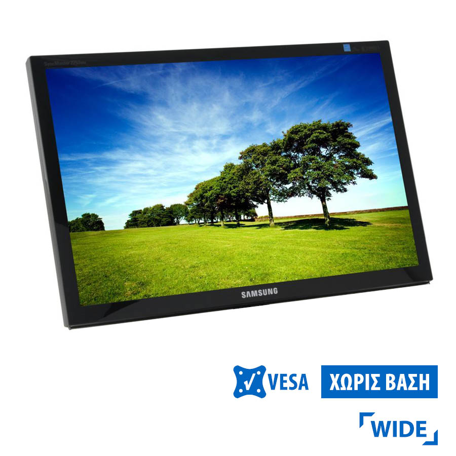 Used Monitor 2253BW TFT/ Samsung/ 22"/ 1680x1050/ Wide/ Black/ No Stand/ VGA & DVI-D | eLabstore.gr Used Monitor 2253BW TFT/Samsung/22"/1680x1050/Wide/Black/No Stand/VGA & DVI-D | Refurbished | elabstore.gr
