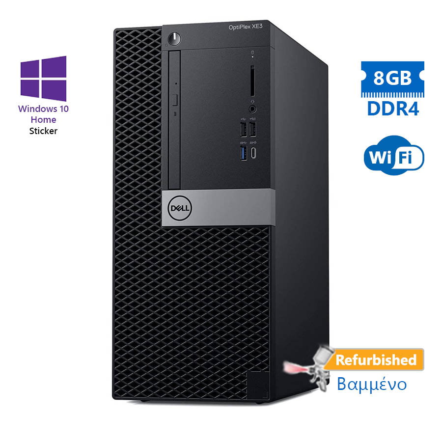 Dell XE3 Tower i5-8500/ 8GB DDR4/ 1TB/ DVD/ 10H/ WiFi Grade A+ Refurbished PC | eLabstore.gr Dell XE3 Tower i5-8500/8GB DDR4/1TB/DVD/10H/WiFi Grade A+ Refurbished PC | Refurbished | elabstore.gr