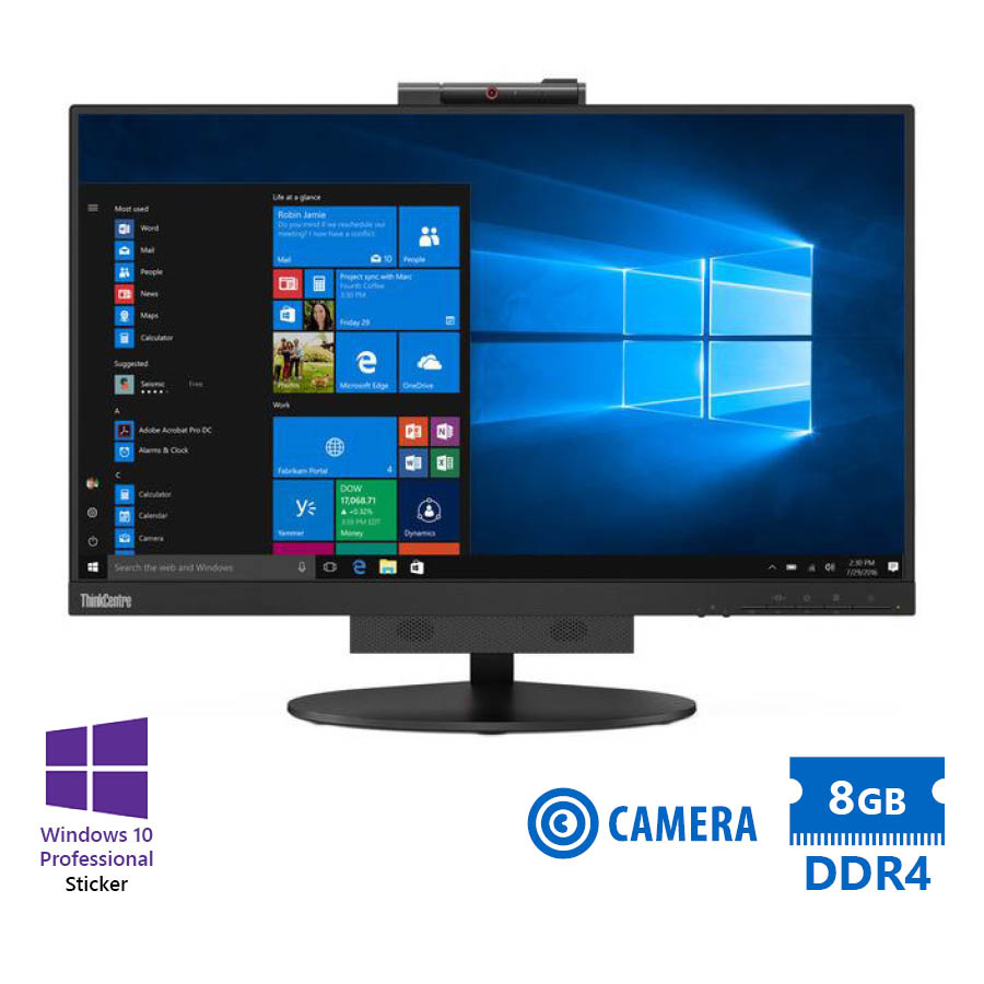 Lenovo M910Q AIO w/ Monitor 24" i5-6500T/ 8GB DDR4/ 500GB/ No ODD/ Camera/ 10P Grade A- Refurbished PC | eLabstore.gr Lenovo M910Q AIO w/Monitor 24" i5-6500T/8GB DDR4/500GB/No ODD/Camera/10P Grade A- Refurbished PC | Refurbished | elabstore.gr