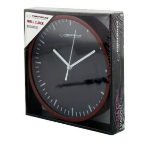Ρολόι Τοίχου BUDAPEST WHITE EHC010W | Οικιακά είδη | elabstore.gr