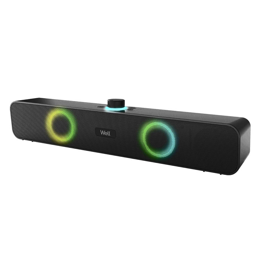Φορητό Ηχείο Soundbar Bluetooth 10W RGB Well BRV04 (SPKR-SB-BRV04-WL) | eLabstore.gr Φορητό Ηχείο Soundbar Bluetooth 10W RGB Well BRV04 (SPKR-SB-BRV04-WL) | Περιφερειακά | elabstore.gr