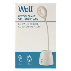 Φωτιστικό γραφείου  3W 220lm άσπρο Well LAMP-TABLE-LP02-WL | Φωτισμός | elabstore.gr