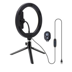 Ring Light LED USB Tripod 25cm with Remote Control Well RING-LIGHT-10-WL | Φωτισμός | elabstore.gr