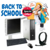 Bundle Ref.HP SFF C2D-8400 GA/w/Mon.Nec 19" GA/Σετ K/B-Mouse/Ακουστικά με Μικρ.και Webcam USB |  | elabstore.gr