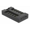 DELOCK RGB hub 64128 για ARGB LEDs, 10 θύρες, μαύρο | PC & Αναβάθμιση | elabstore.gr