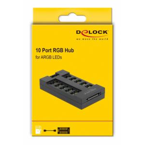 DELOCK RGB hub 64128 για ARGB LEDs, 10 θύρες, μαύρο | eLabstore.gr DELOCK RGB hub 64128 για ARGB LEDs, 10 θύρες, μαύρο | PC & Αναβάθμιση | elabstore.gr