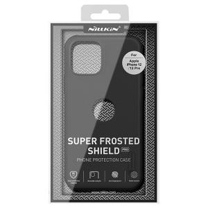 NILLKIN θήκη Super Frosted Shield για Apple iPhone 12/12 Pro, μαύρη | Αξεσουάρ κινητών | elabstore.gr