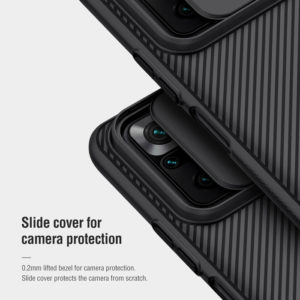 NILLKIN θήκη CamShield Pro για Xiaomi Redmi Note 10 Pro/Pro Max, μαύρη | Αξεσουάρ κινητών | elabstore.gr
