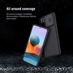 NILLKIN θήκη CamShield Pro για Xiaomi Redmi Note 10 Pro/Pro Max, μαύρη | Αξεσουάρ κινητών | elabstore.gr